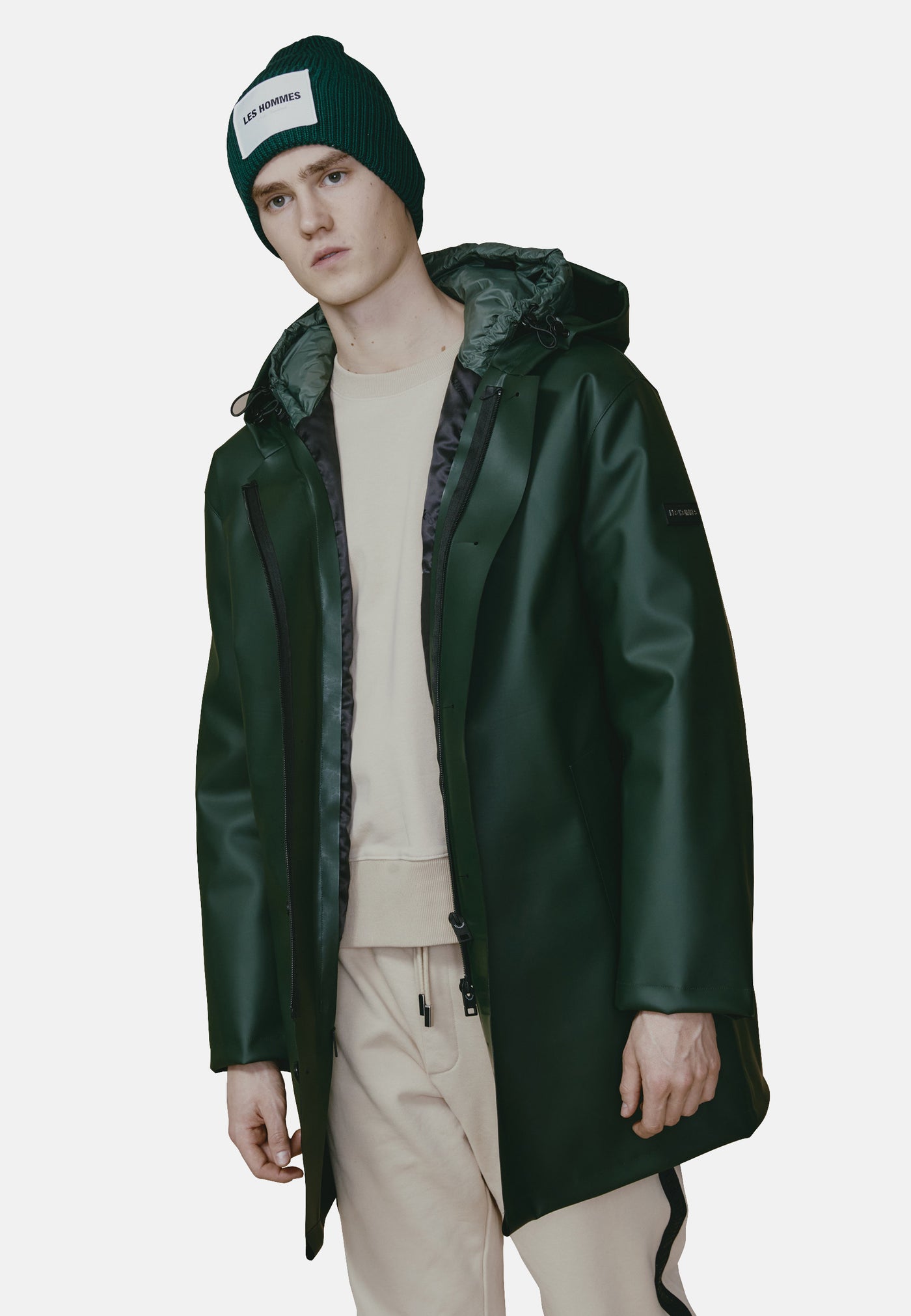 242L02010    RUBBER PARKA + DUCK DOWN JACKET