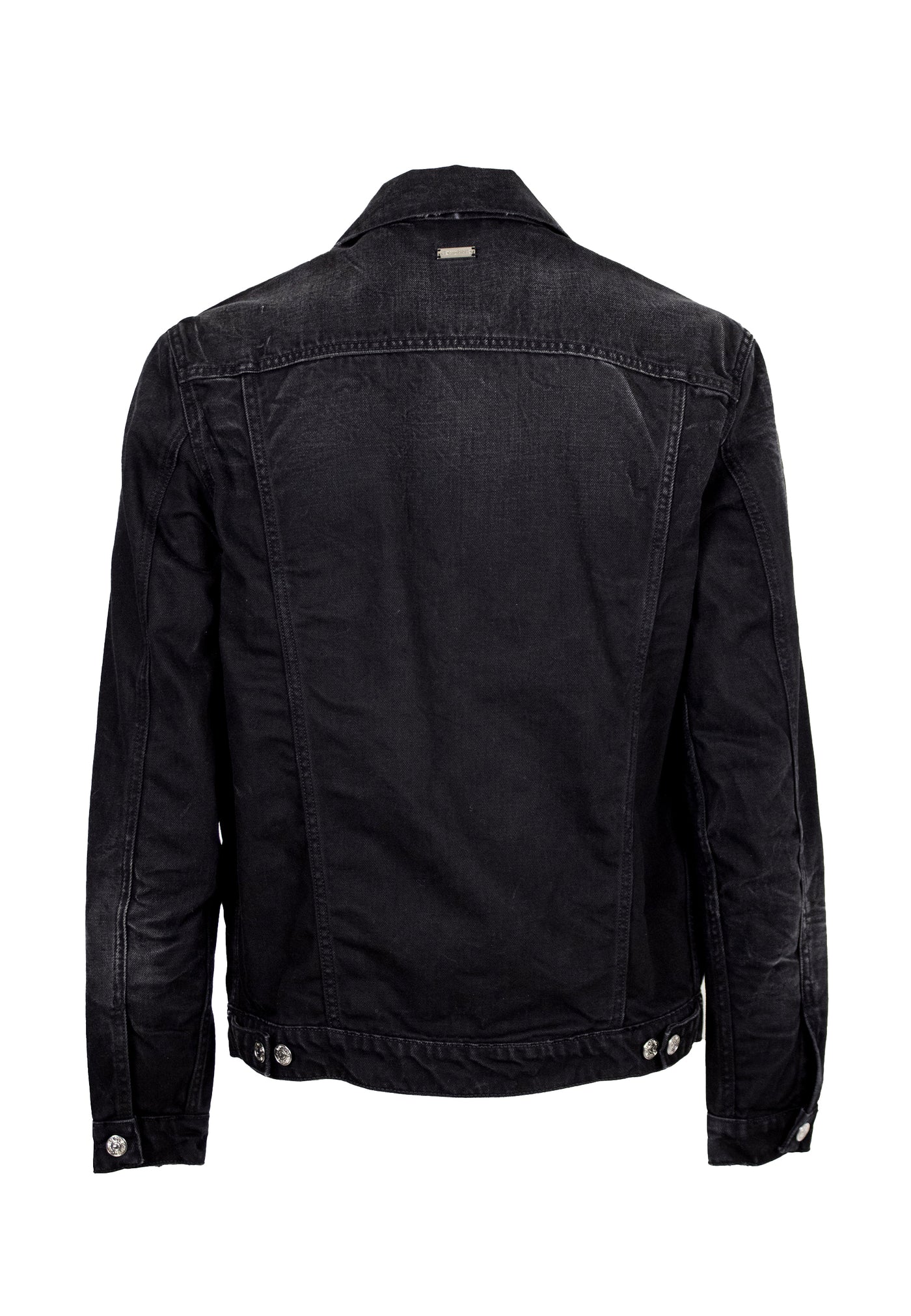 242L02051    BLACK DENIM JACKET WASH 1
