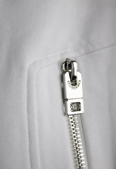 242L04021    HEAVY COTTON JACKET ZIPS AND HOODIE