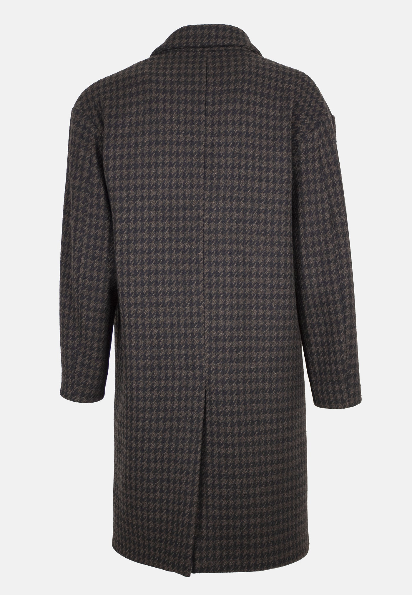 242L06015    PIED-DE-POULE OVERCOAT