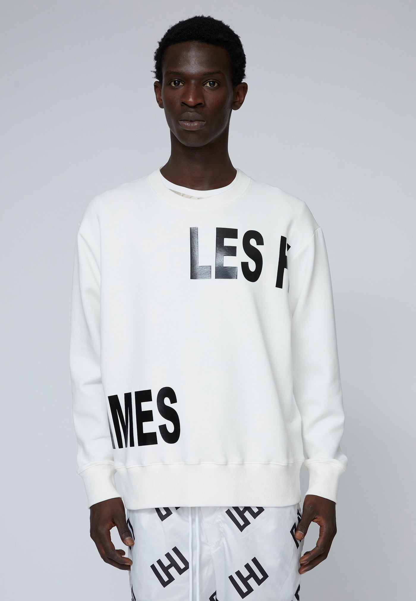 STRETCH-ROUND NECK-SWEATSHIRT
