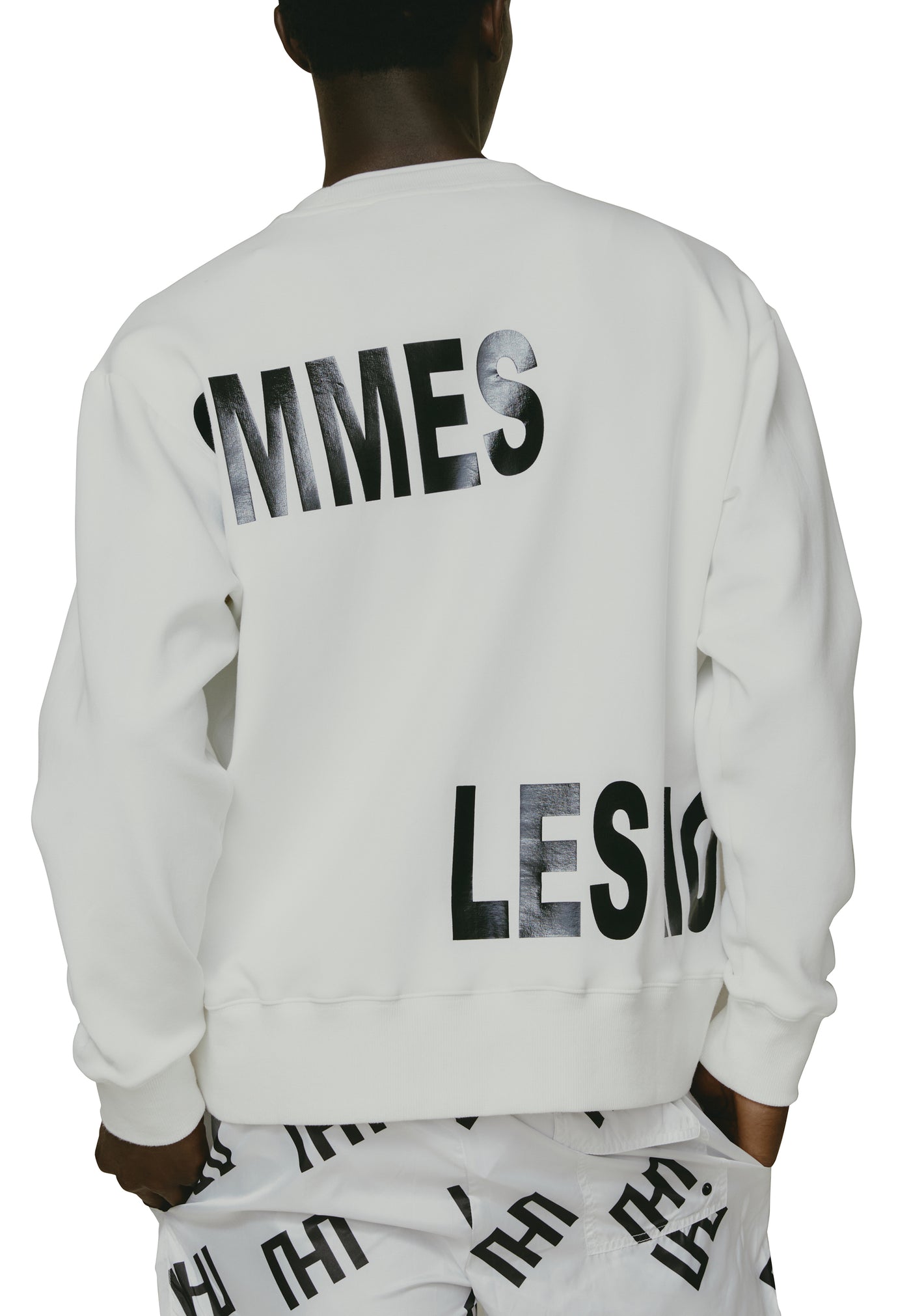STRETCH-ROUND NECK-SWEATSHIRT