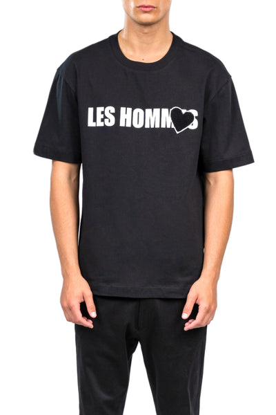 INIMIGO x Les Hommes Heart Logo Patch Comfort T-shirt
