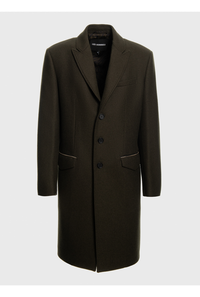 Coat with zip details