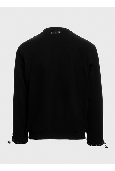 Round neck black sun-ray