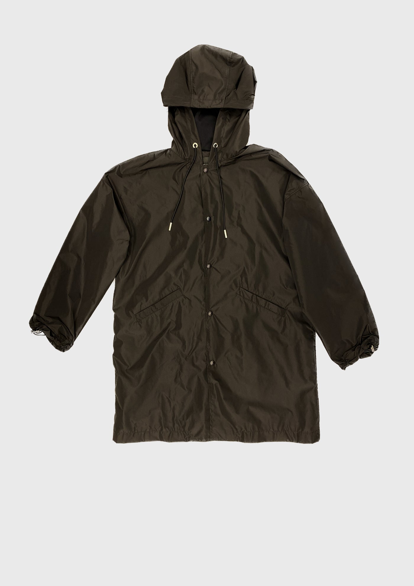 Raincoat printed logo
