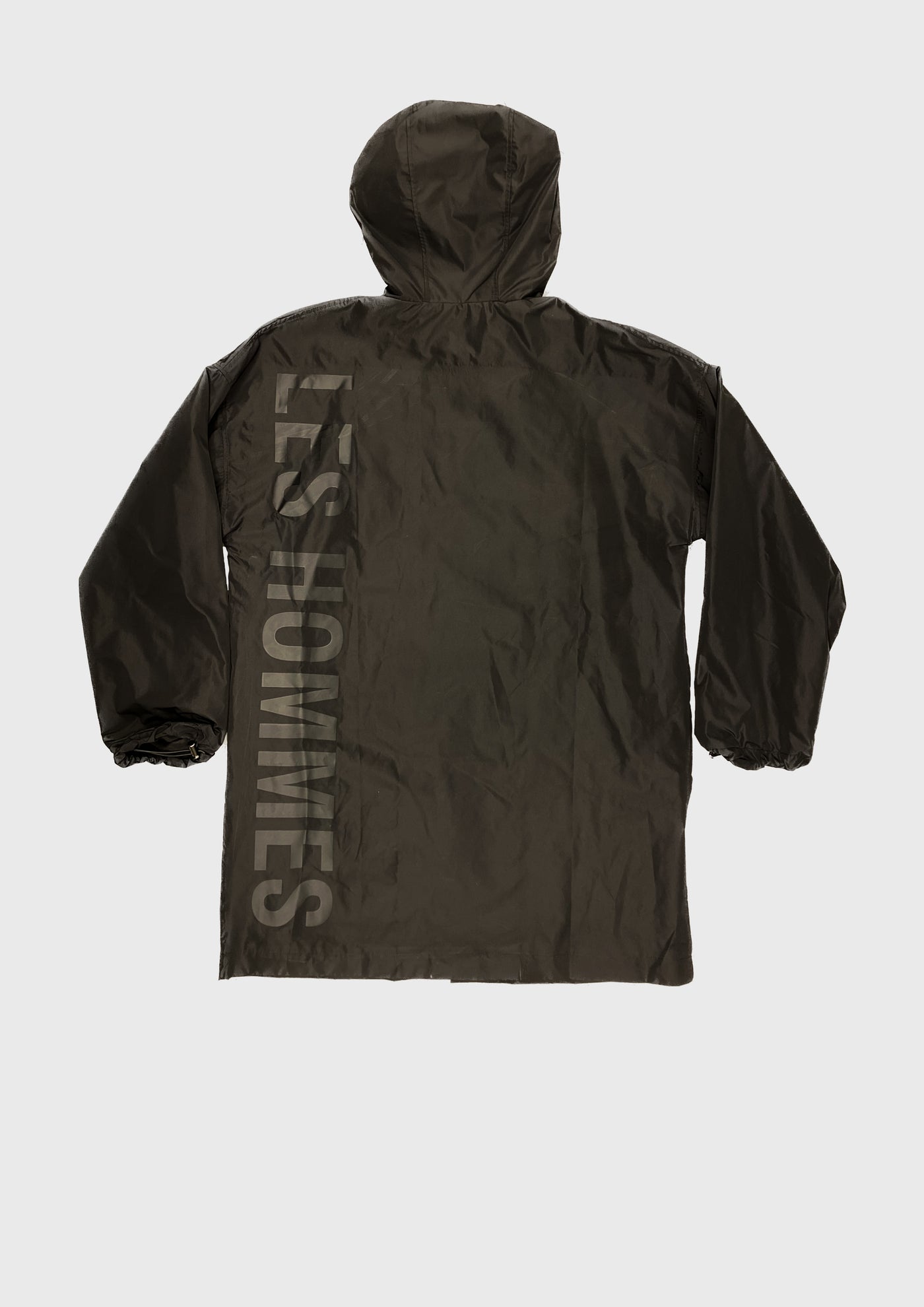 Raincoat printed logo
