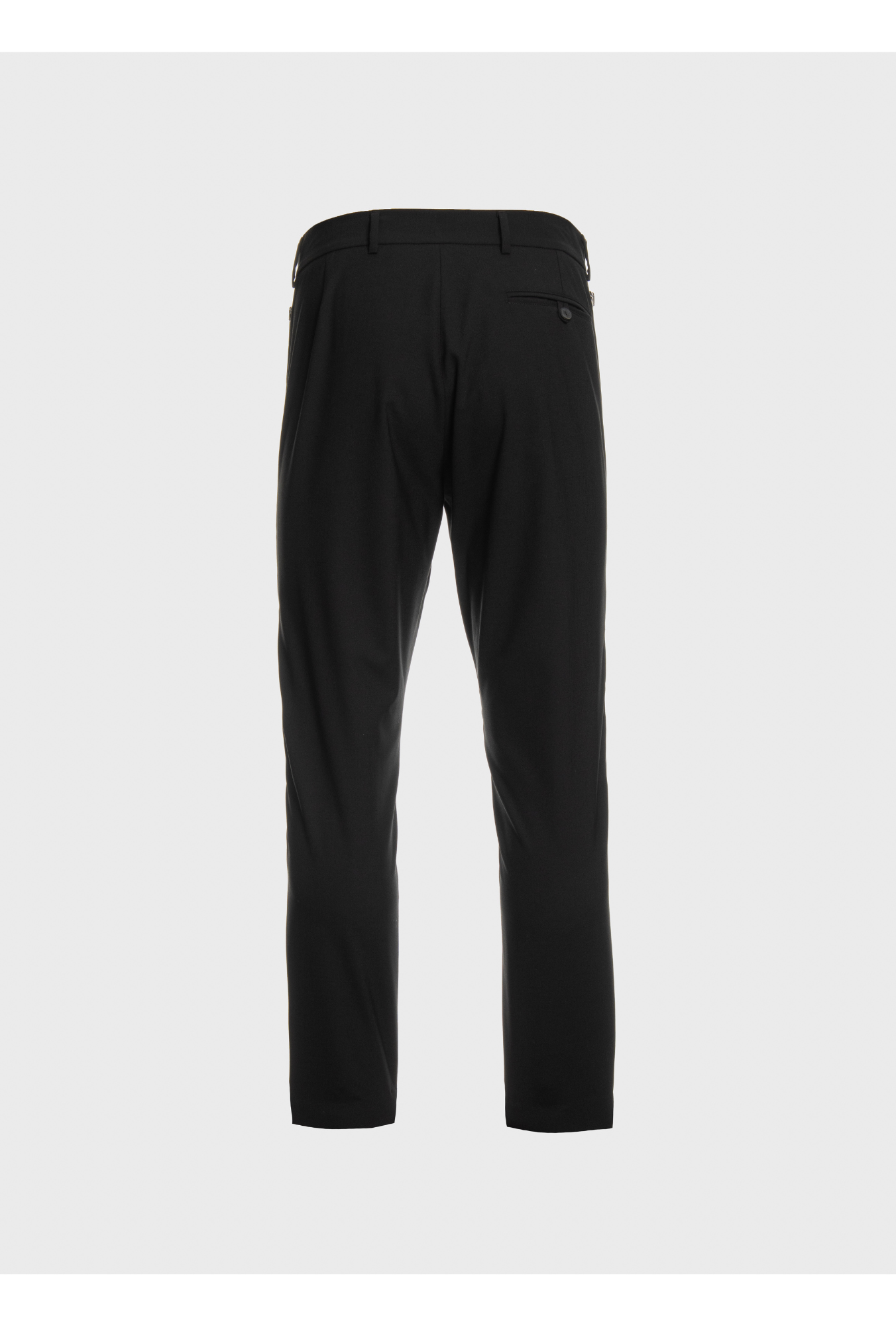 Classic pants with lateral zips