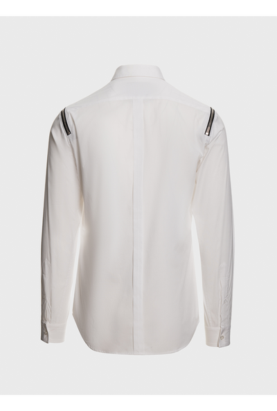 Classic shirt with shoulder' zips