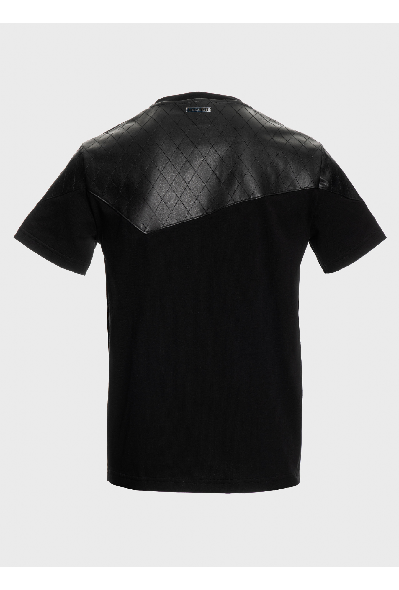 Padded faux leather details