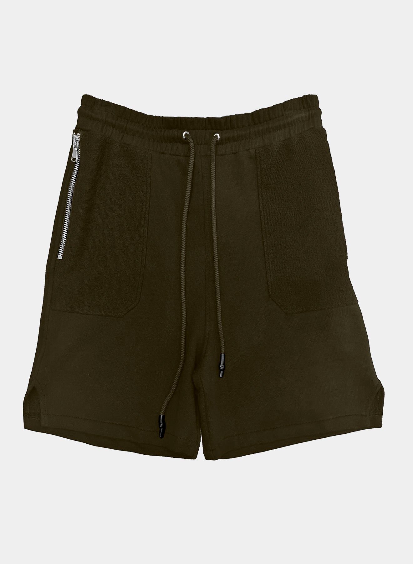 ZIP POCKETS JOGGER SHORTS