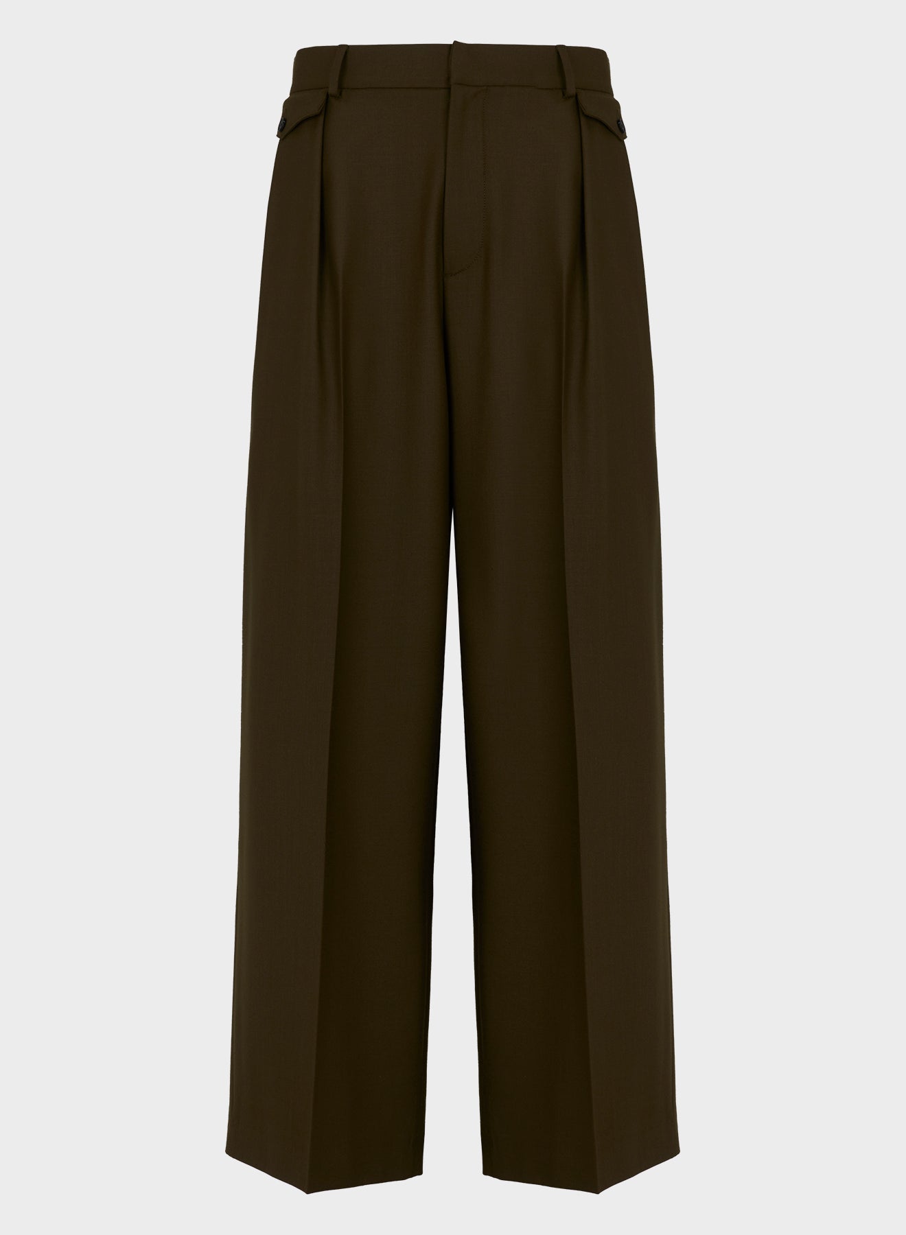 WIDE-LEG PANTS WITH FLAPS