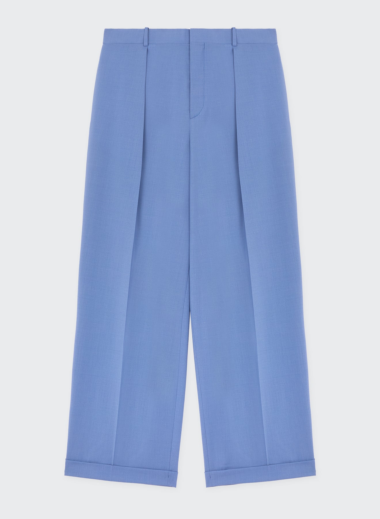 LIGHT WOOL SKATER TROUSERS
