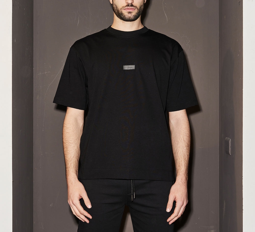 T-shirt HOM DESIGN SMITH WH02 Noir Rayures XS Homme