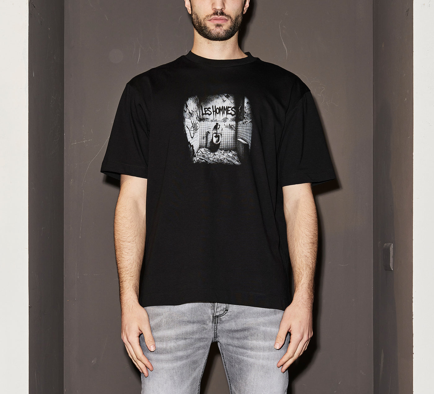 LHB2520008  T-shirt TOILETTE PRINT