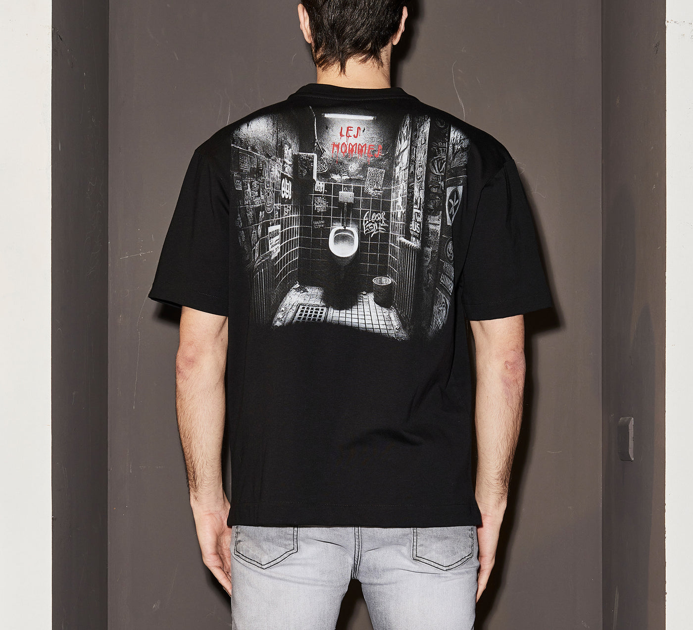 LHB2520009  T-shirt BACK TOILETTE PRINT