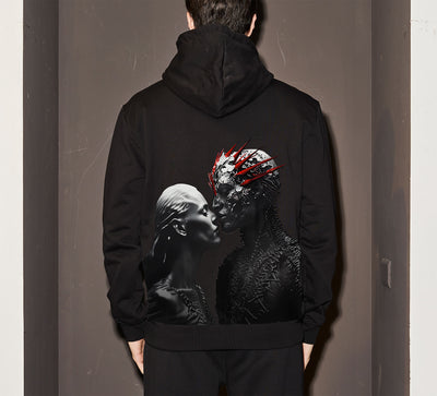 LHB2521006 back kiss  Hooded Sweatshirt