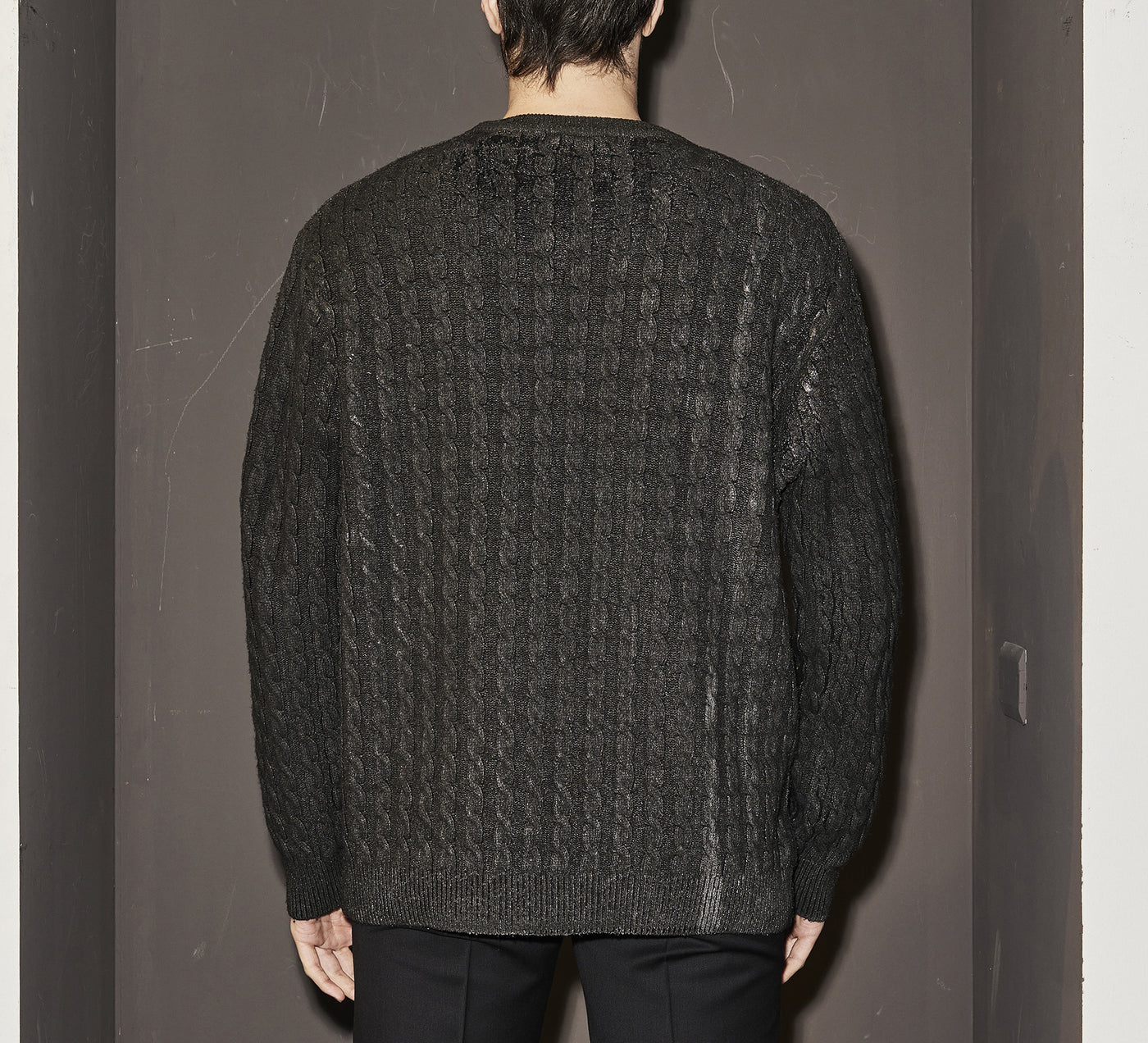 LHB2523003  Roundneck Rubber Sweater
