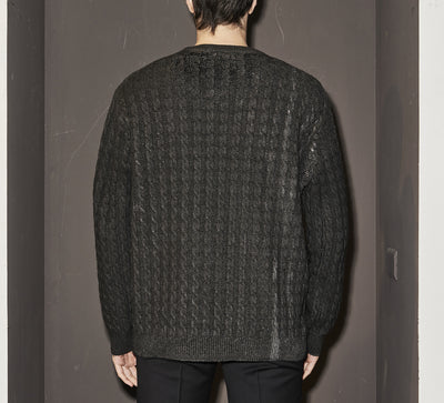 LHB2523003  Roundneck Rubber Sweater
