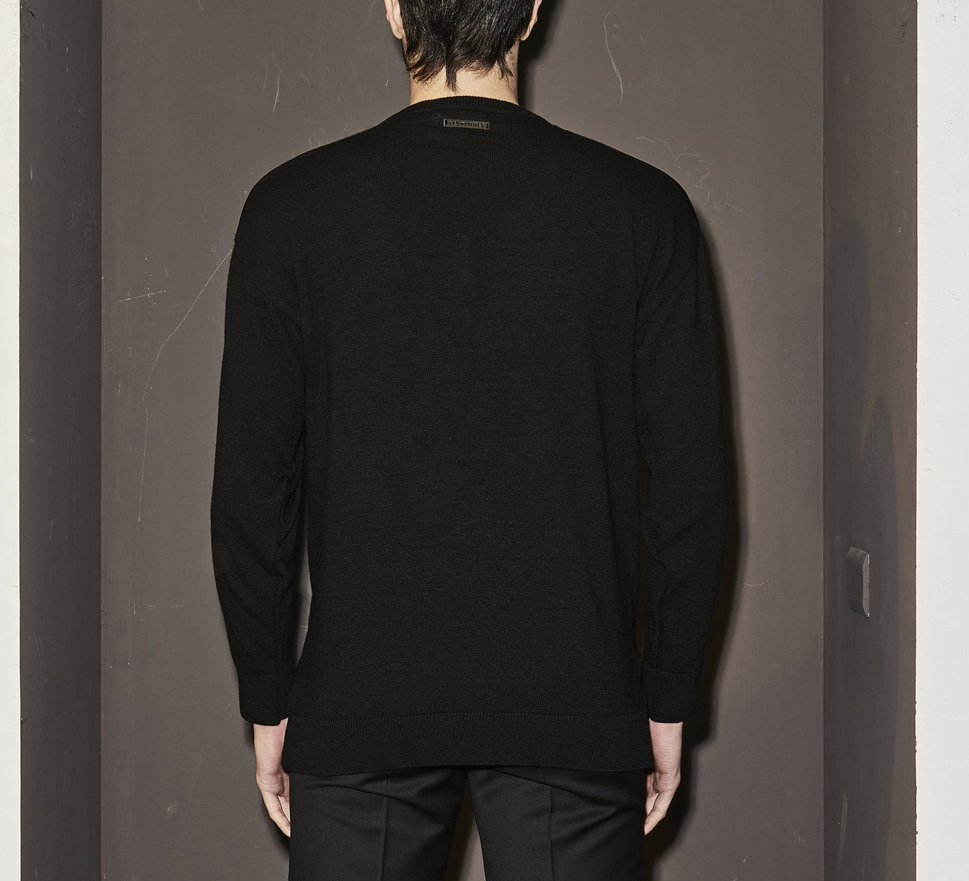 LHB2523009  Roundneck Velvet Band Sweater