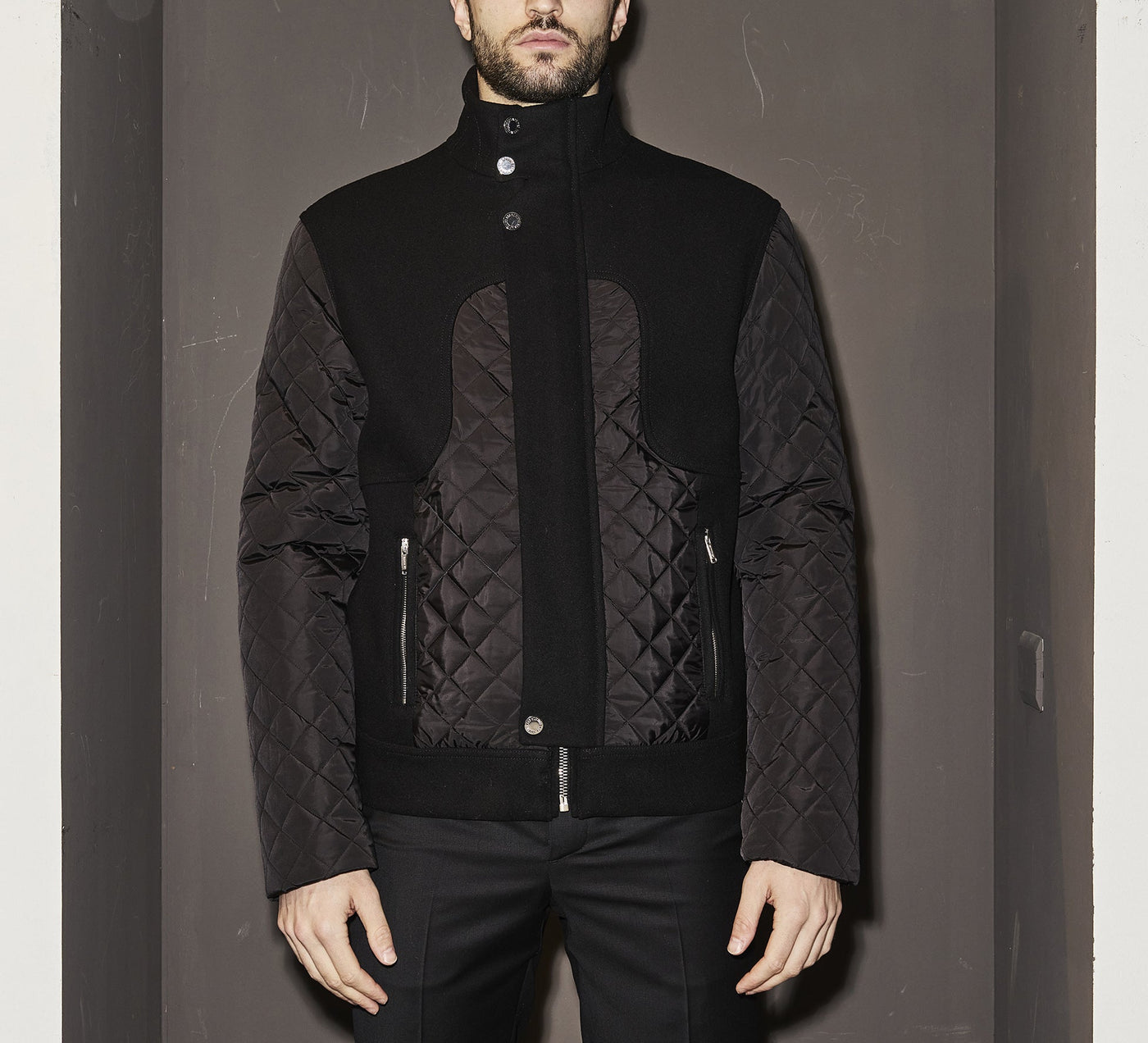 LHB2524005 Wool Matelasse  Jacket