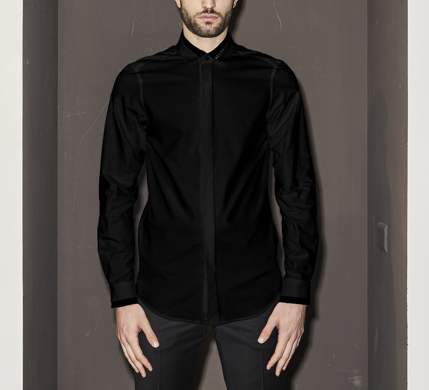 LHB2528010  Double Collar Shirt